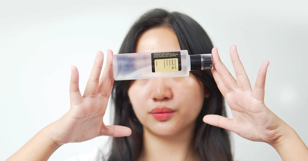 Beauty editorial with COSRX Advanced Snail Mucin Essence